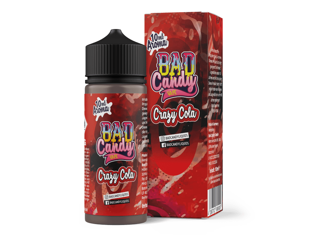 Bad Candy Liquids - Aroma Crazy Cola 10ml - Dschinni GmbH
