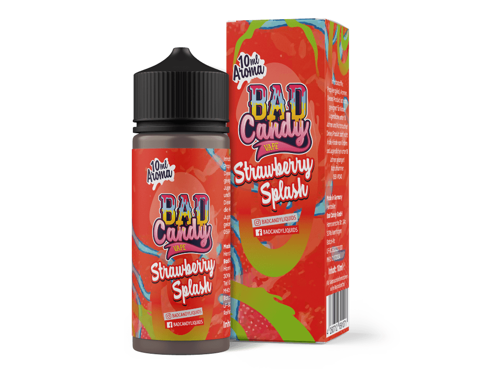 Bad Candy Liquids - Aroma Strawberry Splash 10ml - Dschinni GmbH