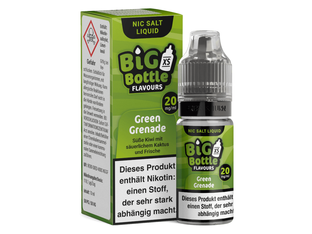 Big Bottle - Green Grenade - Nikotinsalz Liquid - Dschinni GmbH