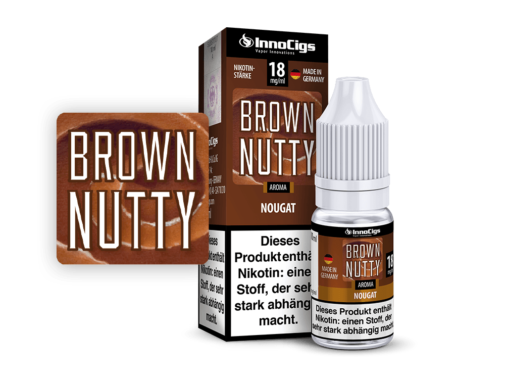 Brown Nutty Nougat Aroma - Liquid für E-Zigaretten - Dschinni GmbH