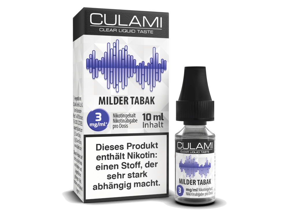 Culami - Liquids - Milder Tabak - Dschinni GmbH