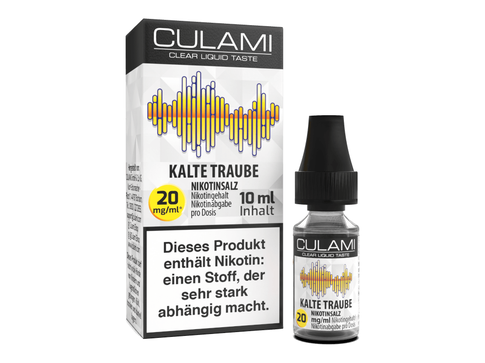 Culami - Nikotinsalz Liquid - Kalte Traube - Dschinni GmbH