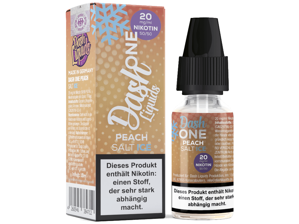 Dash Liquids - One - Peach Ice - Nikotinsalz Liquid - Dschinni GmbH
