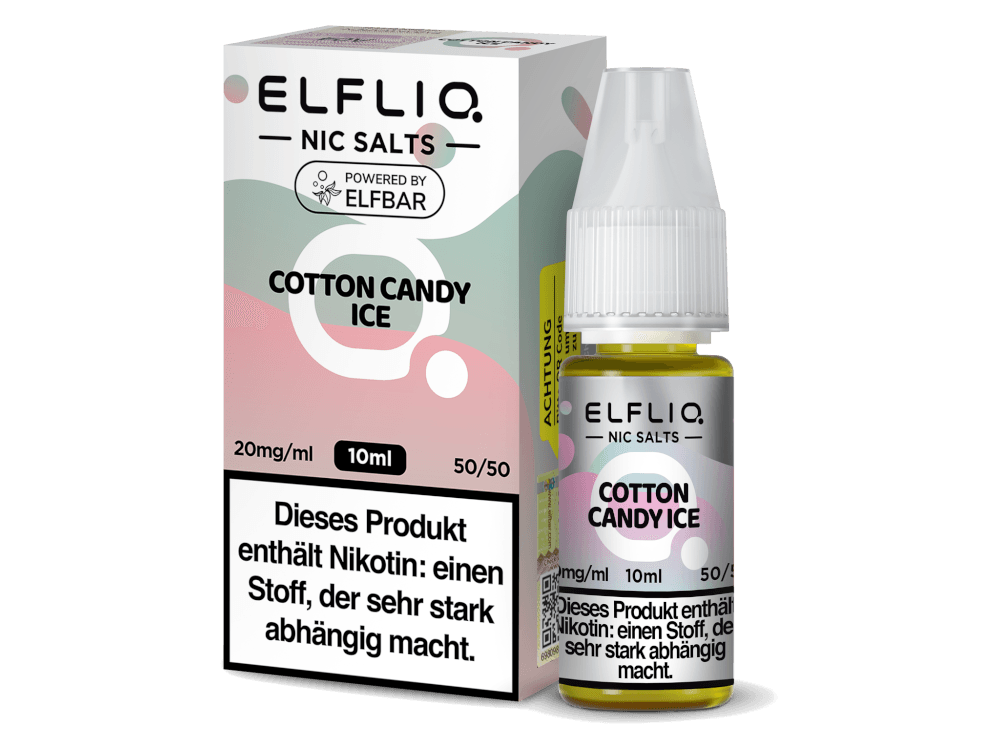 ELFLIQ - Cotton Candy Ice - Nikotinsalz Liquid - Dschinni GmbH