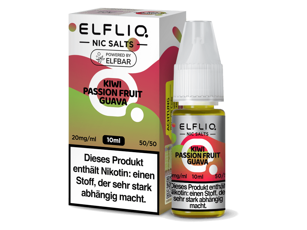 ELFLIQ - Kiwi Passion Fruit Guava - Nikotinsalz Liquid - Dschinni GmbH