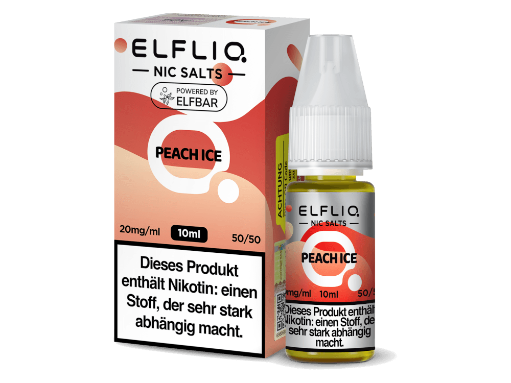 ELFLIQ - Peach Ice - Nikotinsalz Liquid - Dschinni GmbH