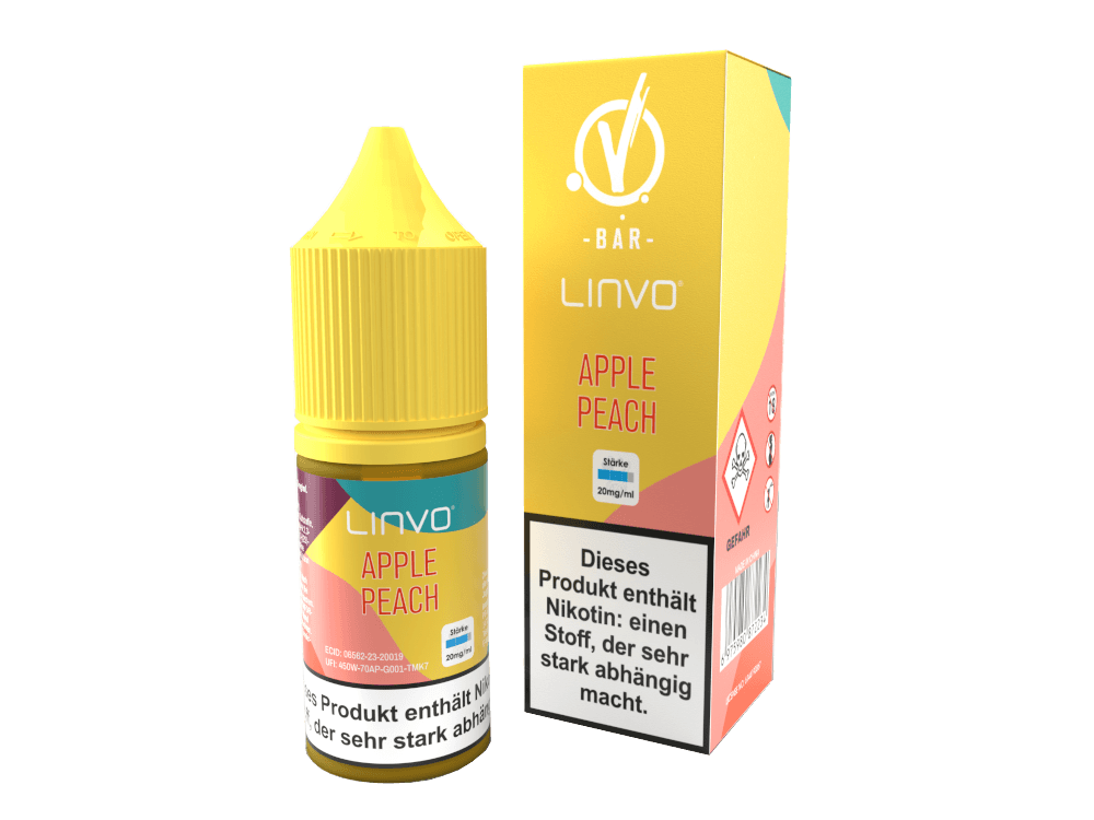 Linvo - Apple Peach - Nikotinsalz Liquid 20 mg/ml - Dschinni GmbH