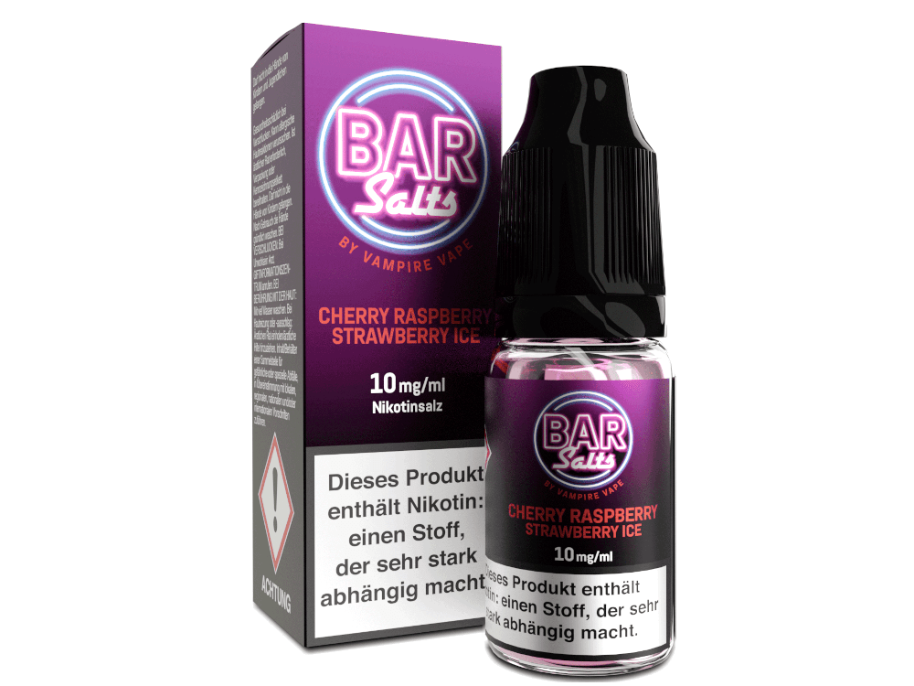 Vampire Vape - Bar Salts - Cherry Raspberry Strawberry Ice - Nikotinsalz Liquid - Dschinni GmbH