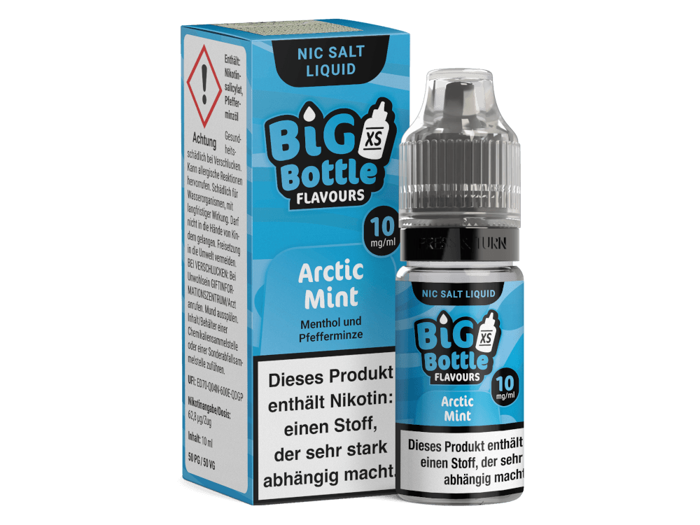 Big Bottle - Artic Mint - Nikotinsalz Liquid - Dschinni GmbH