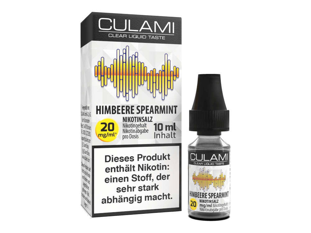 Culami - Nikotinsalz Liquid - Himbeere Spearmint - Dschinni GmbH