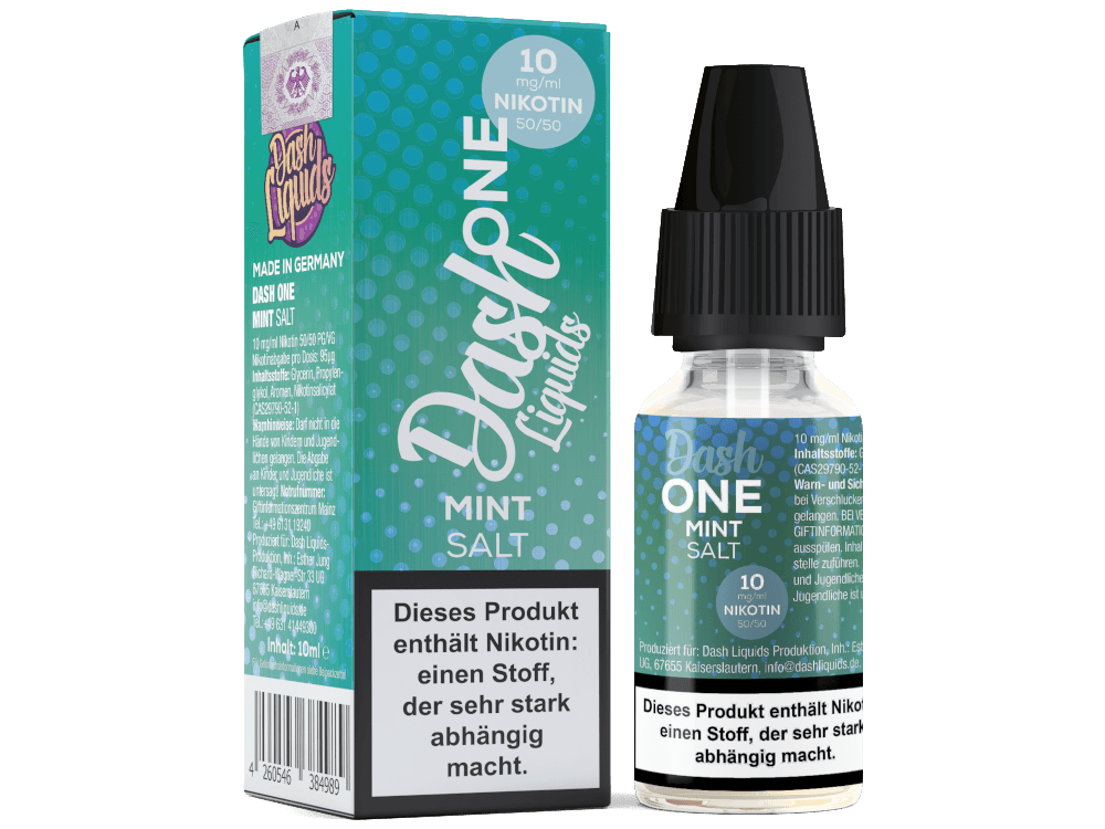 Dash Liquids - One - Mint - Nikotinsalz Liquid - Dschinni GmbH