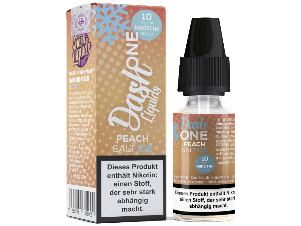 Dash Liquids - One - Peach Ice - Nikotinsalz Liquid - Dschinni GmbH