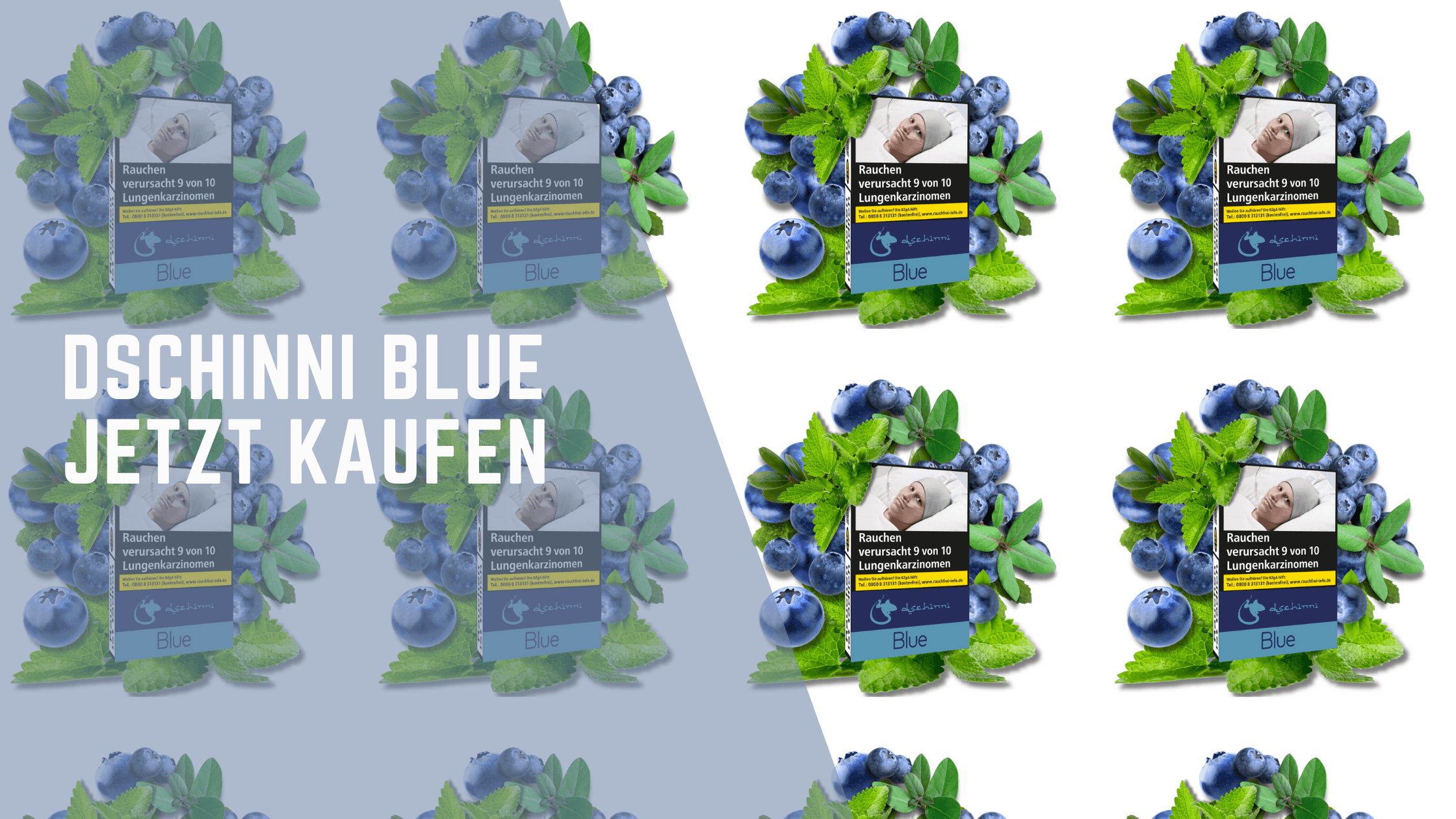Dschinni 25g Tobacco - Blue - Blaubeere Minze Release: Eine revolutionäre Raucherfahrung - Dschinni GmbH