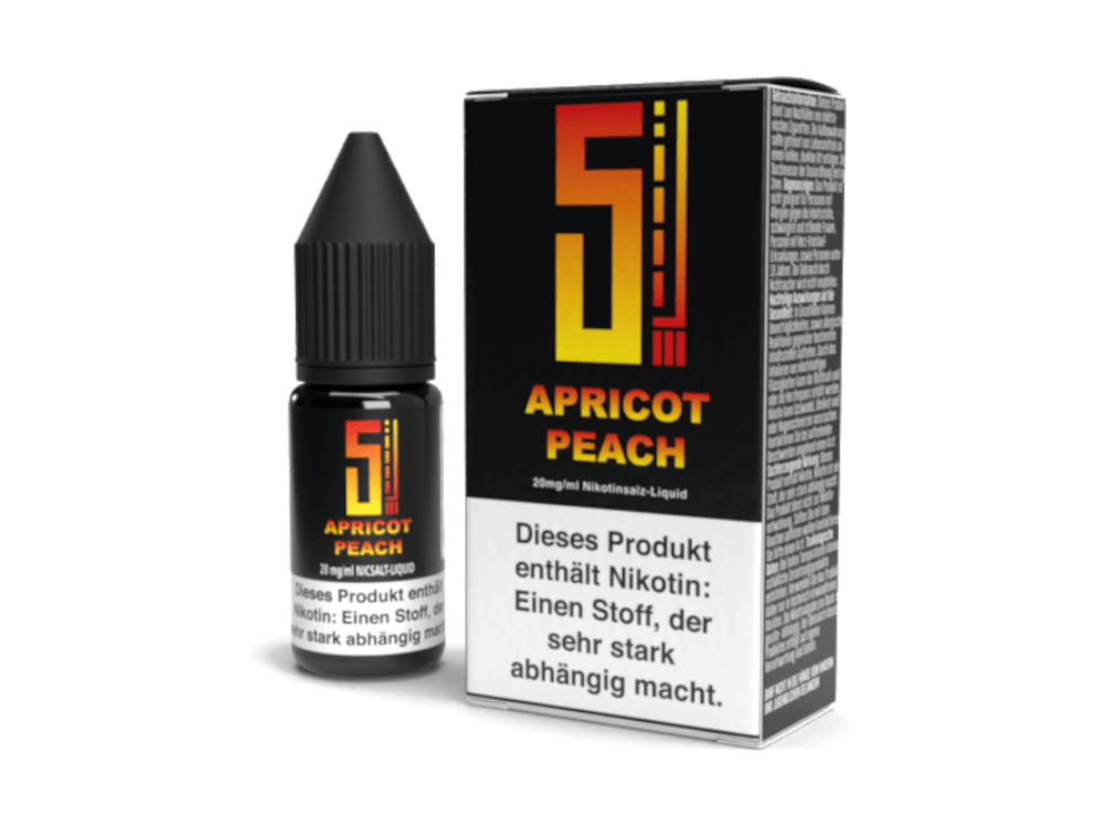 5EL - Apricot Peach - Nikotinsalz Liquid - Dschinni GmbH
