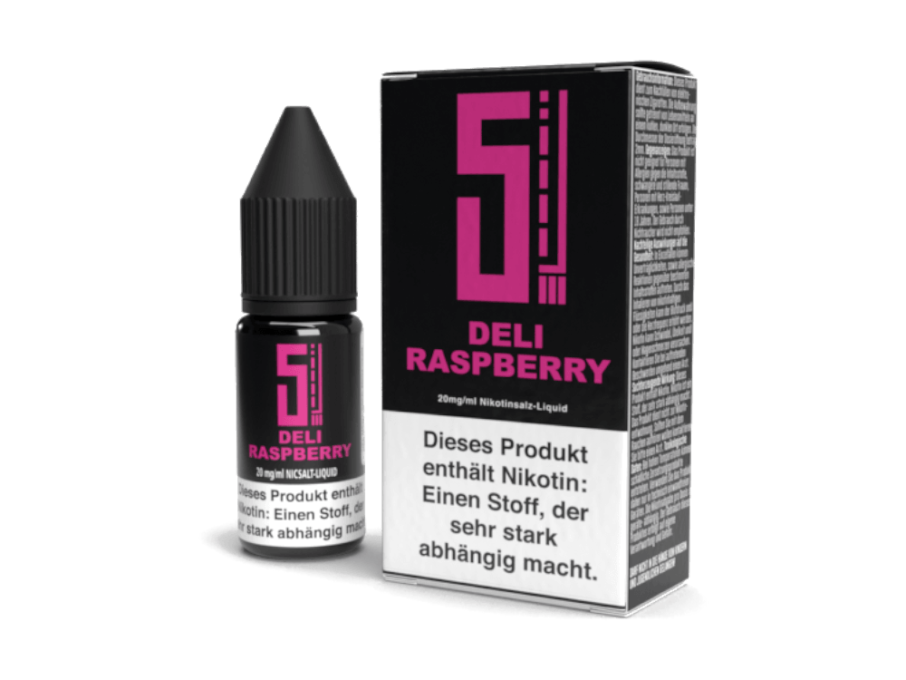 5EL - Deli Raspberry - Nikotinsalz Liquid - Dschinni GmbH