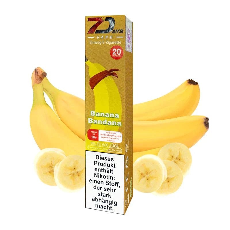 banana vape 7days milchcreme