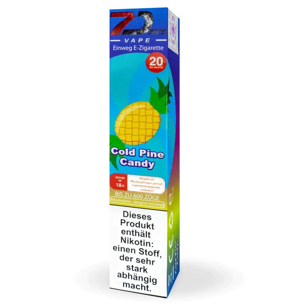 7Days Vape Einweg E-Zigarette - Cold Pine Candy 20mg kaufen