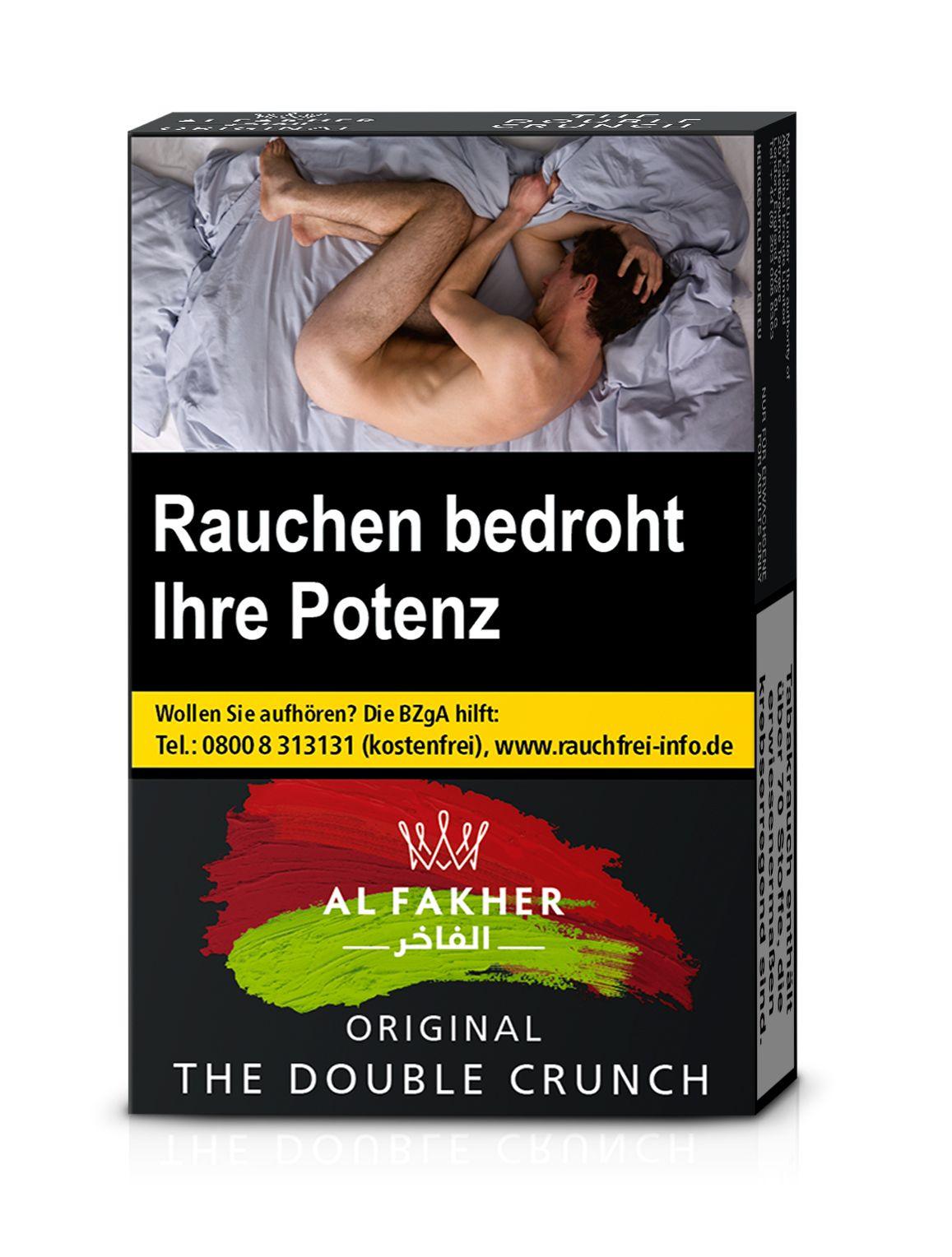 Al Fakher 25g - Shisha Tabak Double Crunch Doppelapfel - Dschinni GmbH