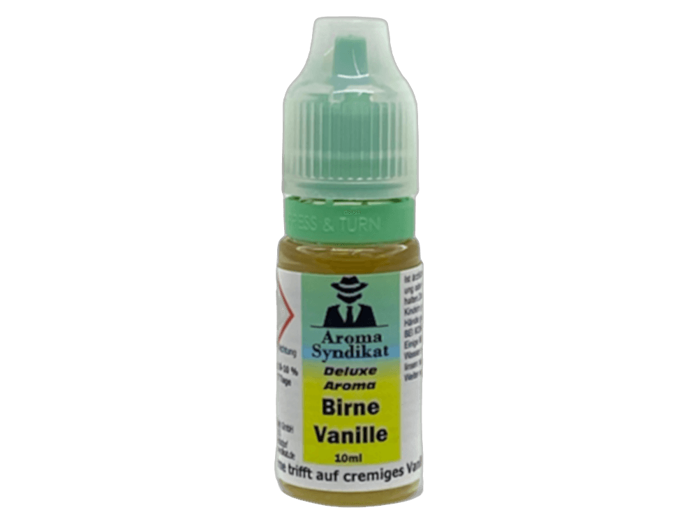 Aroma Syndikat - Deluxe - Aromen 10 ml - Birne Vanille - Dschinni GmbH