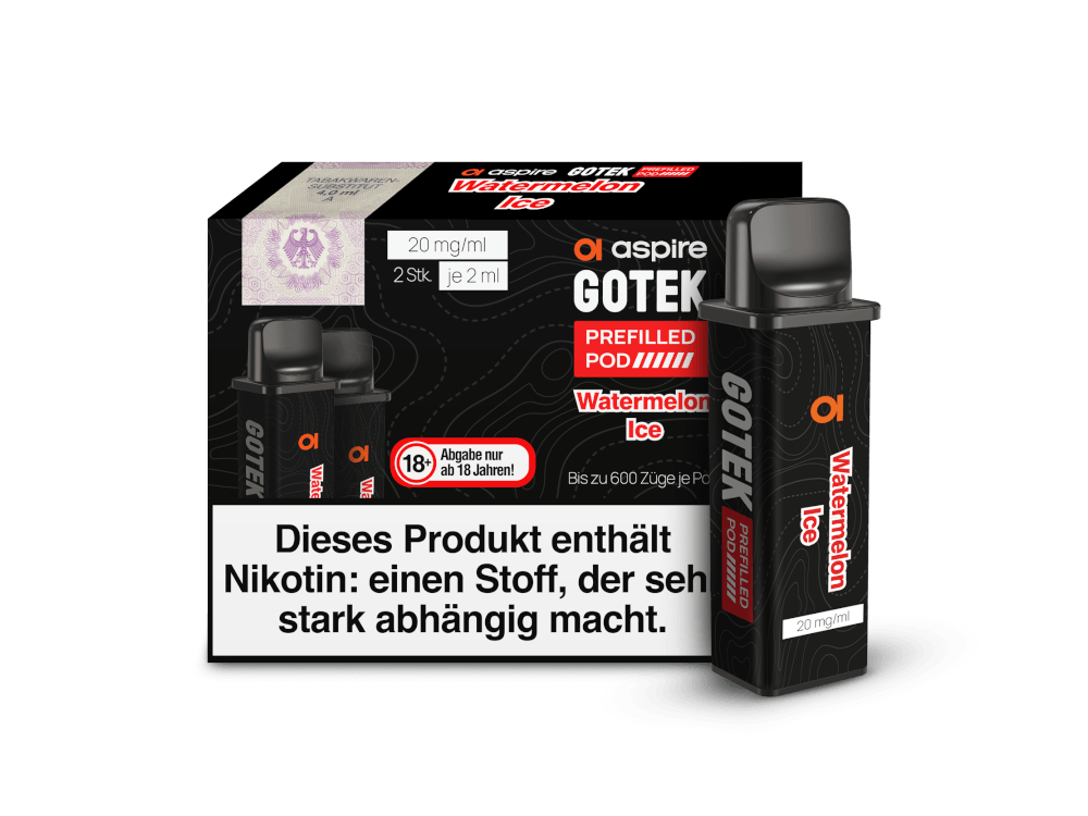 Aspire - GoTek Pod 20mg/ml (2 Stück pro Packung) - Dschinni GmbH
