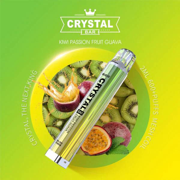 AUPO Crystal Bar 600 Einweg Vape E-Shisha - Kiwi Passion Fruit Guava E-Zigarette - Dschinni GmbH