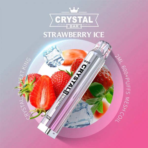 AUPO Crystal Bar 600 Einweg Vape - Strawberry Ice E-Shisha E-Zigarette - Dschinni GmbH
