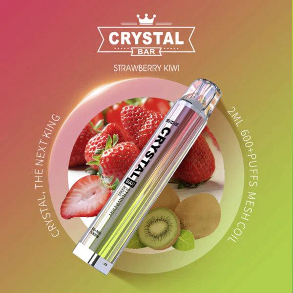 AUPO Crystal Bar 600 Einweg Vape - Strawberry Kiwi E-Shisha E-Zigarette - Dschinni GmbH