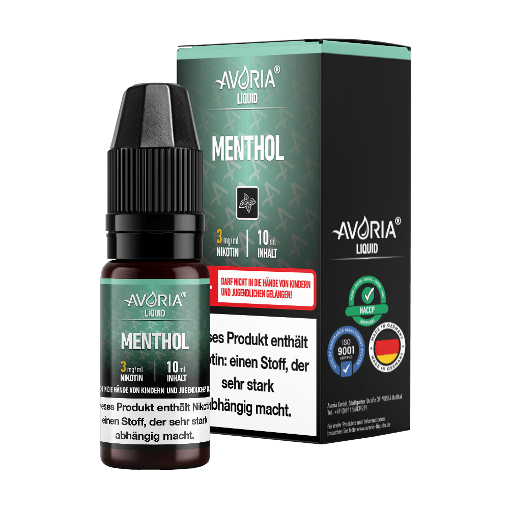 Avoria - Apfel E-Zigaretten Liquid - Menthol - Dschinni GmbH