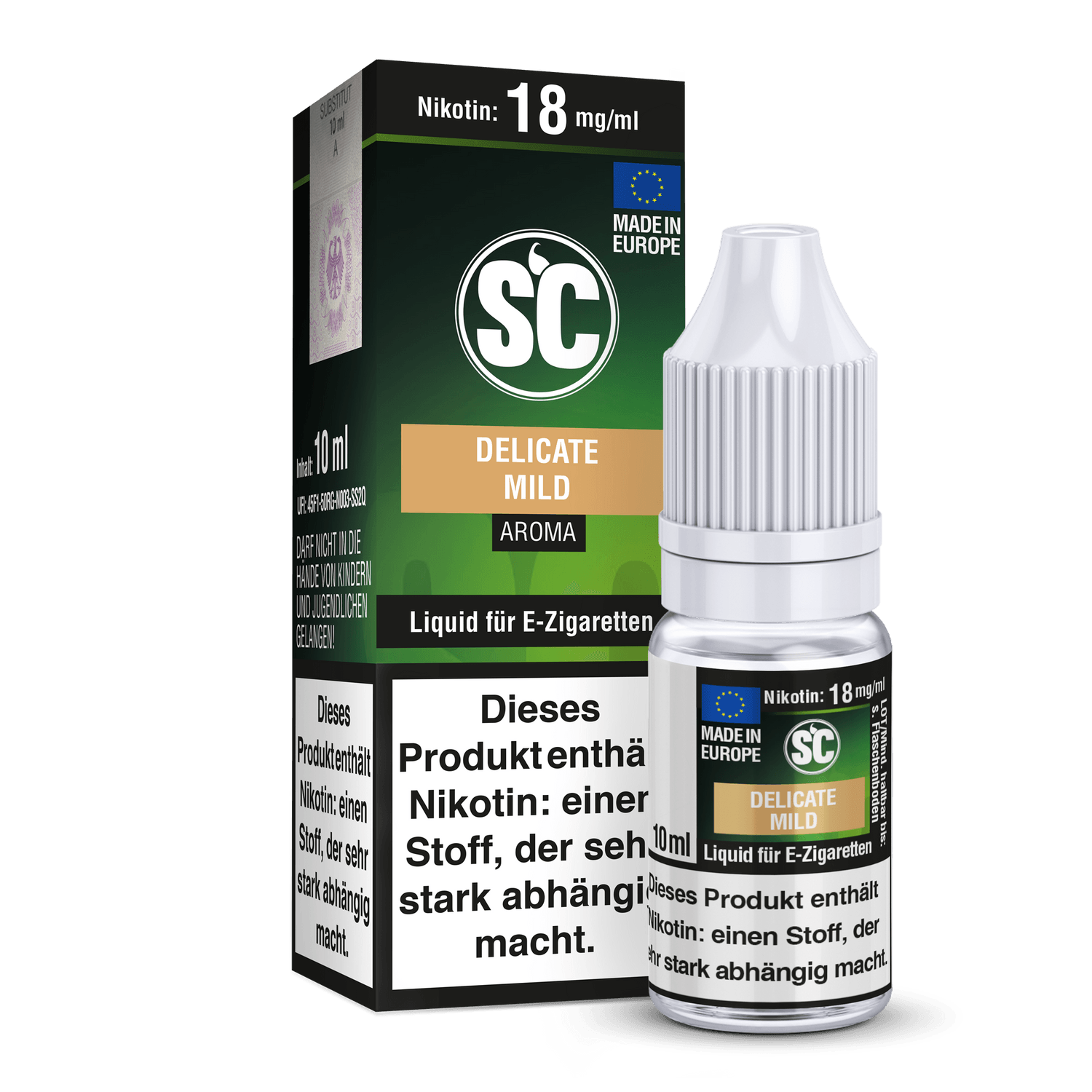 Delicate Mild Tabak E-Zigaretten Liquid - Dschinni GmbH