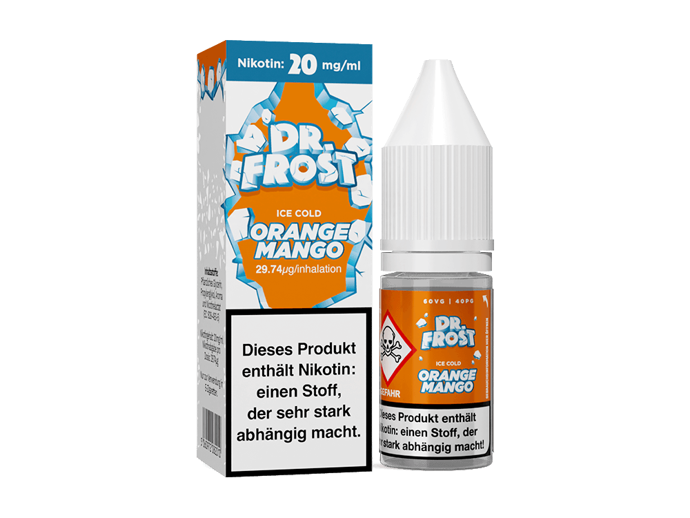 Dr. Frost - Ice Cold - Nikotinsalz Liquid - Orange Mango - Dschinni GmbH