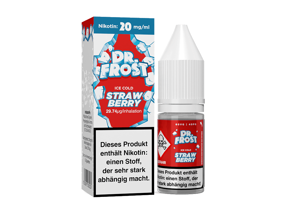 Dr. Frost - Ice Cold - Nikotinsalz Liquid - Strawberry - Dschinni GmbH