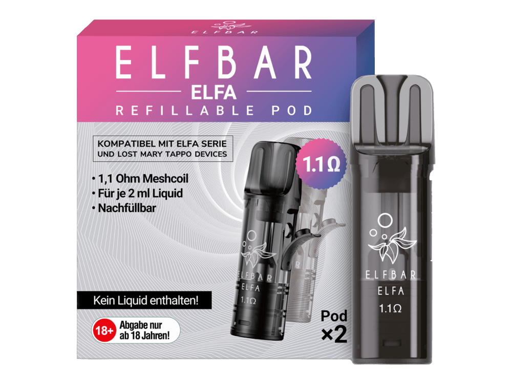Elfbar - Elfa Leer-Pod (2 Stück pro Packung) - Dschinni GmbH