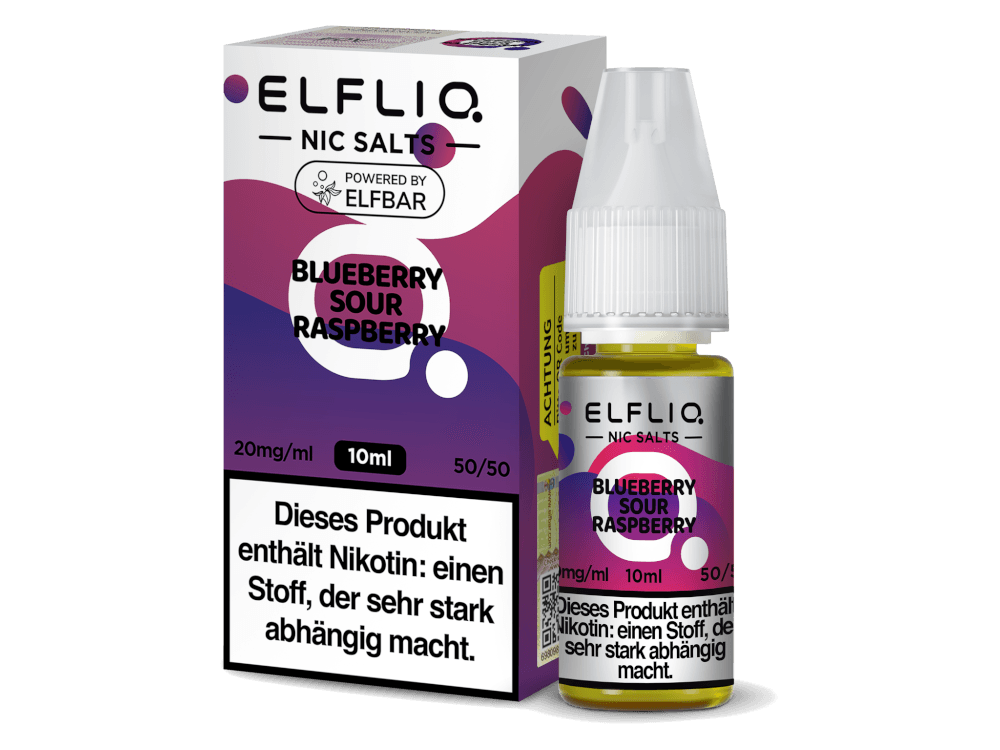ELFLIQ - Blueberry Sour Raspberry - Nikotinsalz Liquid - Dschinni GmbH