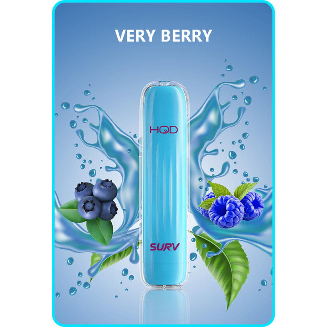 HQD Surv Vape - 600 Jumble Berry (Very Berry) - Dschinni GmbH