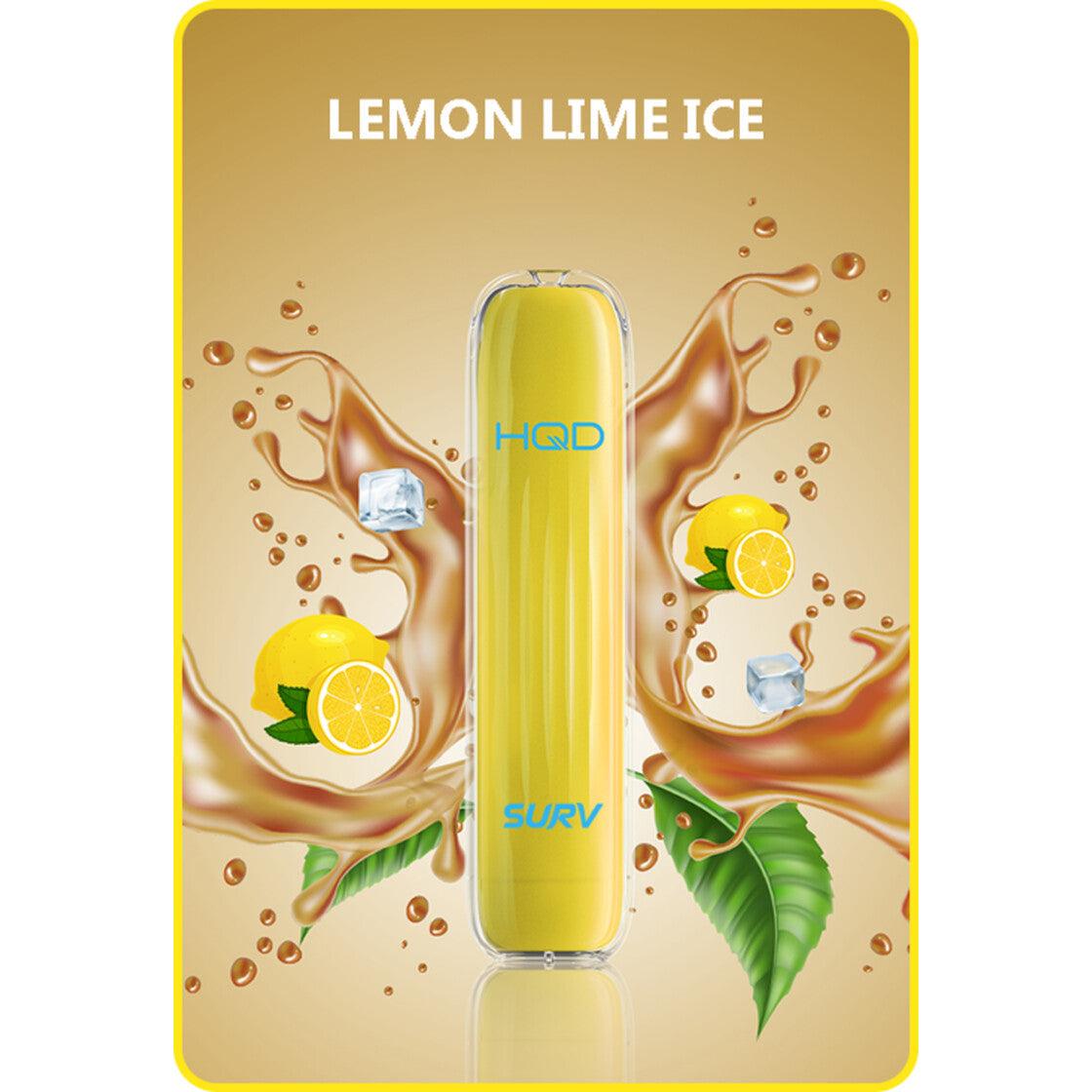 HQD Surv Vape - 600 Lemon Lime Ice - Dschinni GmbH