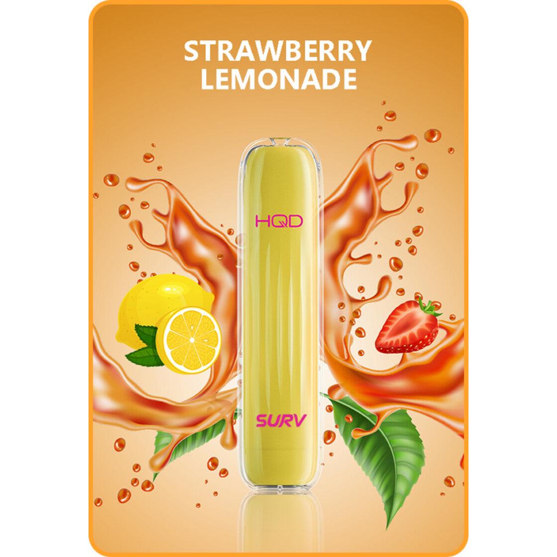 HQD Surv Vape - 600 Strawberry Lemonade - Dschinni GmbH