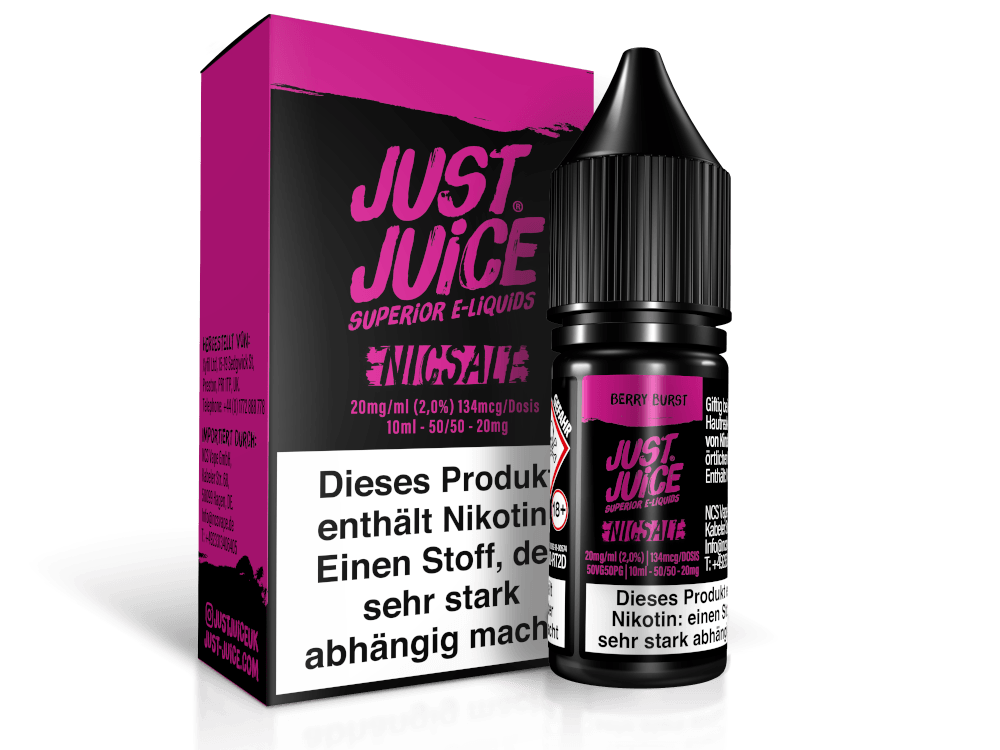 Just Juice - Berry Burst - Nikotinsalz Liquid - Dschinni GmbH