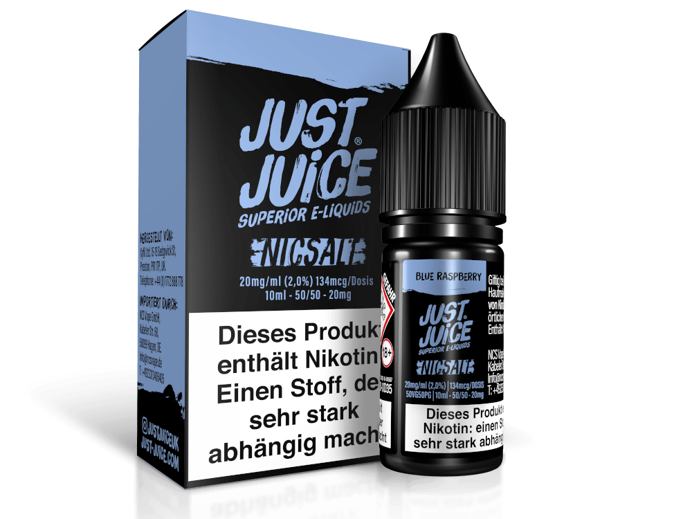 Just Juice - Blue Raspberry - Nikotinsalz Liquid - Dschinni GmbH