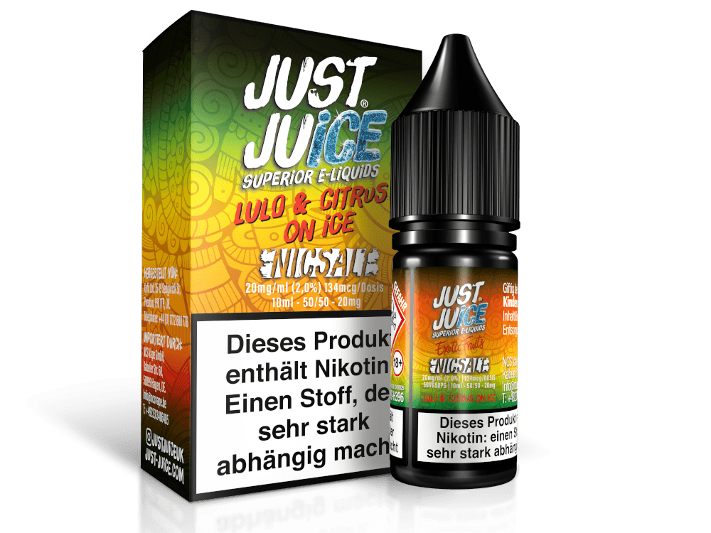 Just Juice - Lulo & Citrus on Ice - Nikotinsalz Liquid - Dschinni GmbH