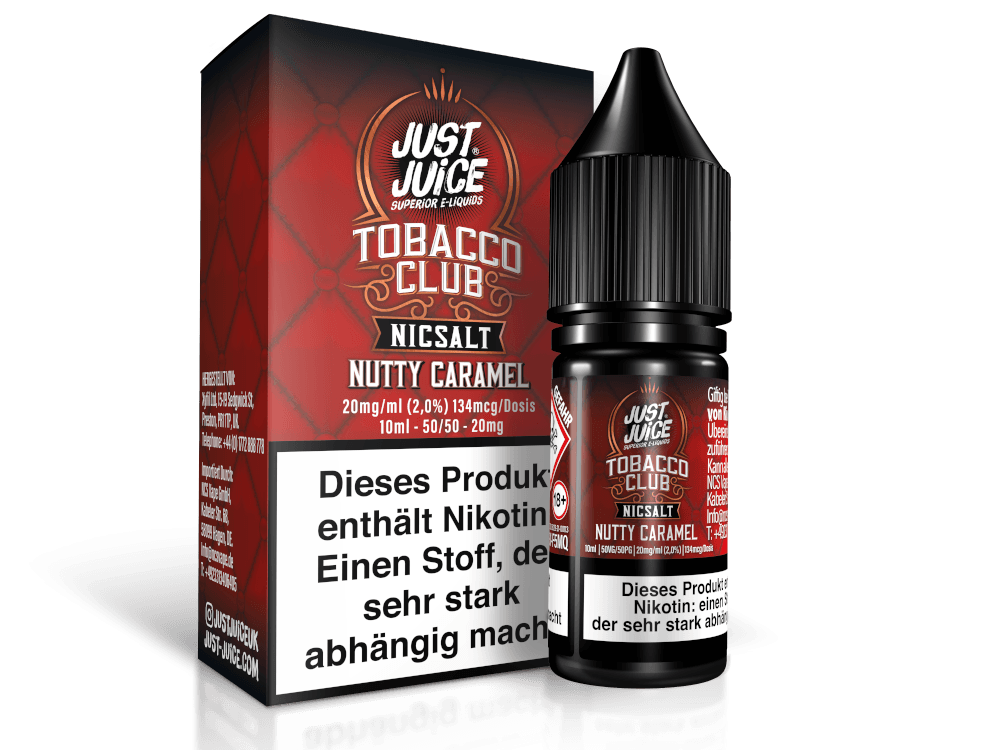 Just Juice - Nutty Caramel - Nikotinsalz Liquid - Dschinni GmbH