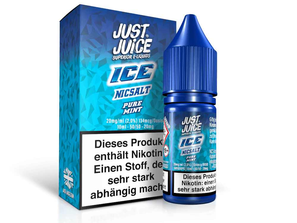 Just Juice - Pure Mint Ice - Nikotinsalz Liquid - Dschinni GmbH