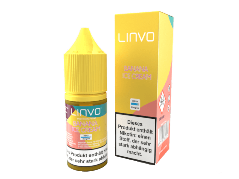Linvo - Banana Ice Cream - Nikotinsalz Liquid 20 mg/ml - Dschinni GmbH