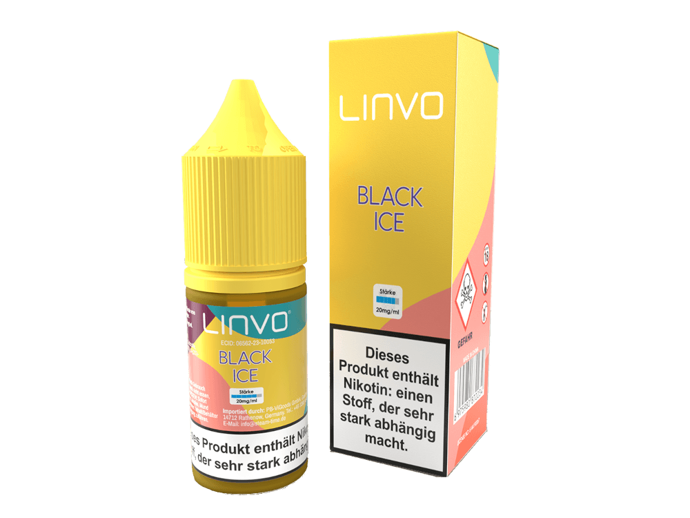 Linvo - Black Ice - Nikotinsalz Liquid 20 mg/ml - Dschinni GmbH