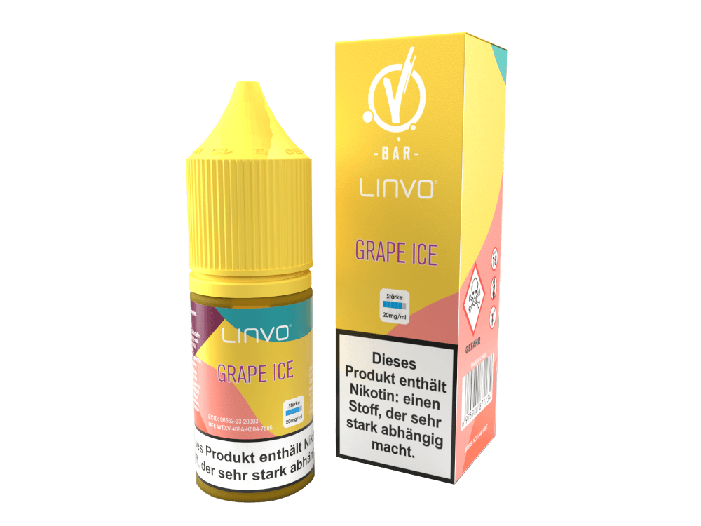 Linvo - Grape Ice - Nikotinsalz Liquid 20 mg/ml - Dschinni GmbH