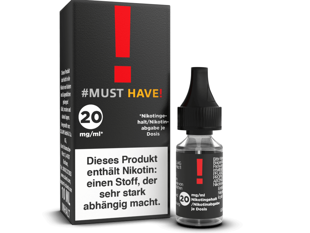 Must Have - Nikotinsalz Liquid - ! - Dschinni GmbH