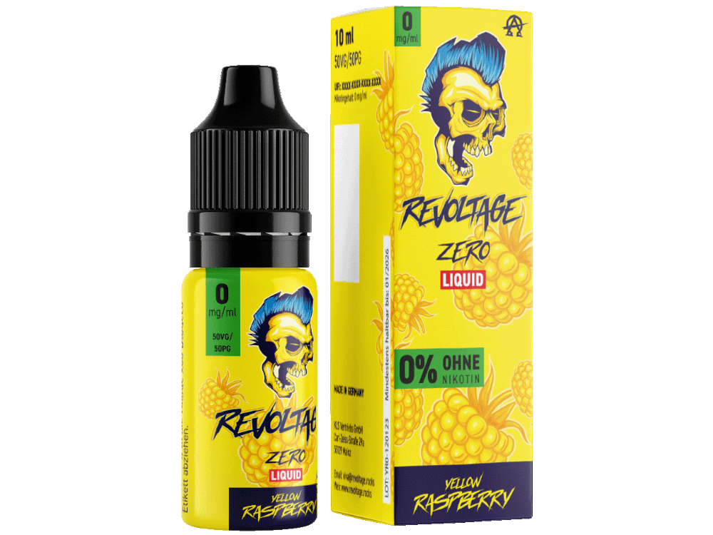 Revoltage - Tobacco Gold - Hybrid Nikotinsalz Liquid - Yellow Raspberry - Dschinni GmbH