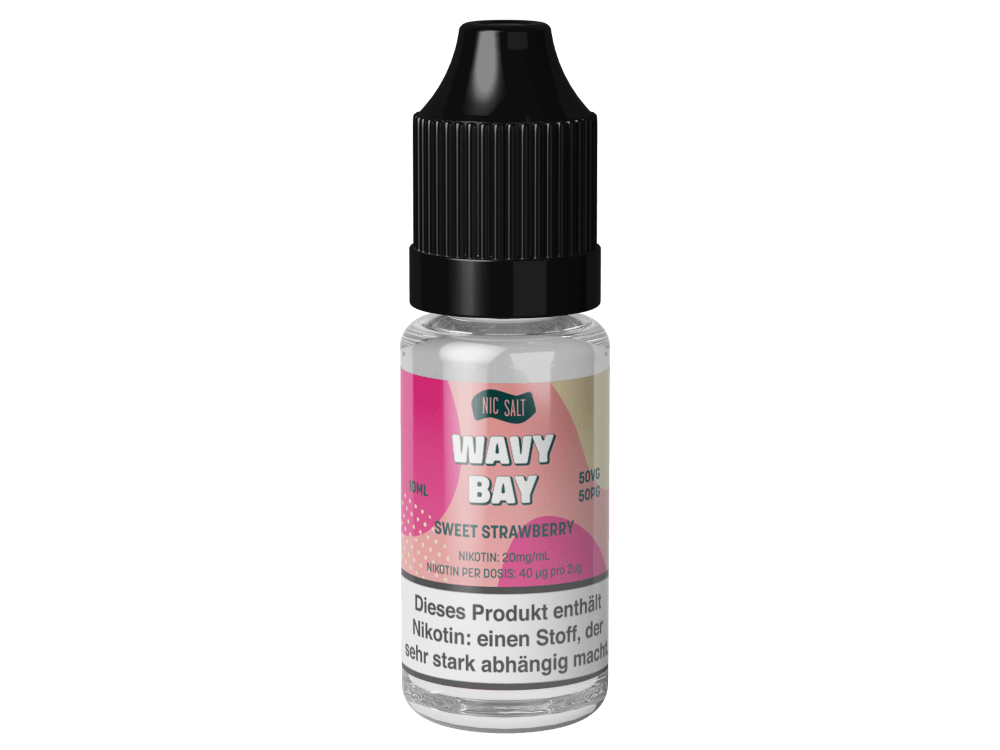 Wavy Bay - Nikotinsalz Liquid - Sweet Strawberry - Dschinni GmbH