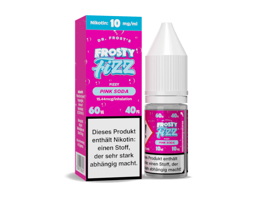 Dr. Frost - Frosty Fizz - Blue Slush - Nikotinsalz Liquid 20mg/ml - Pink Soda - Dschinni GmbH