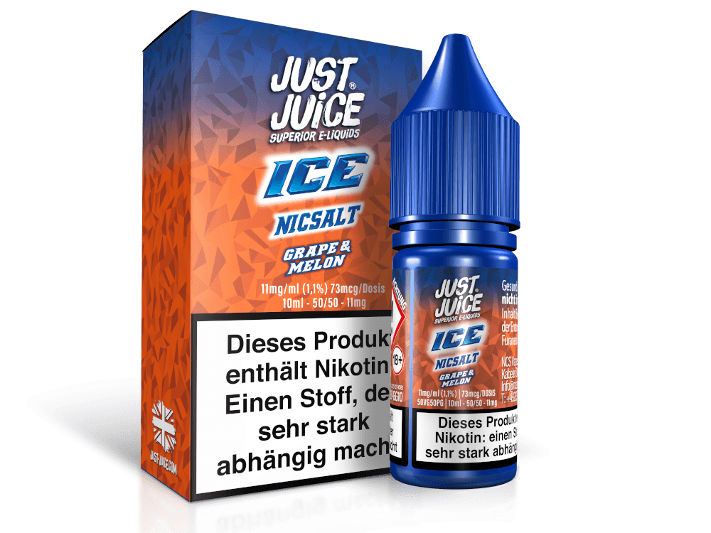 Just Juice - Grape & Melon Ice - Nikotinsalz Liquid - Dschinni GmbH
